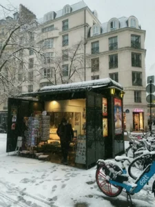 Best Photo in paris on snow