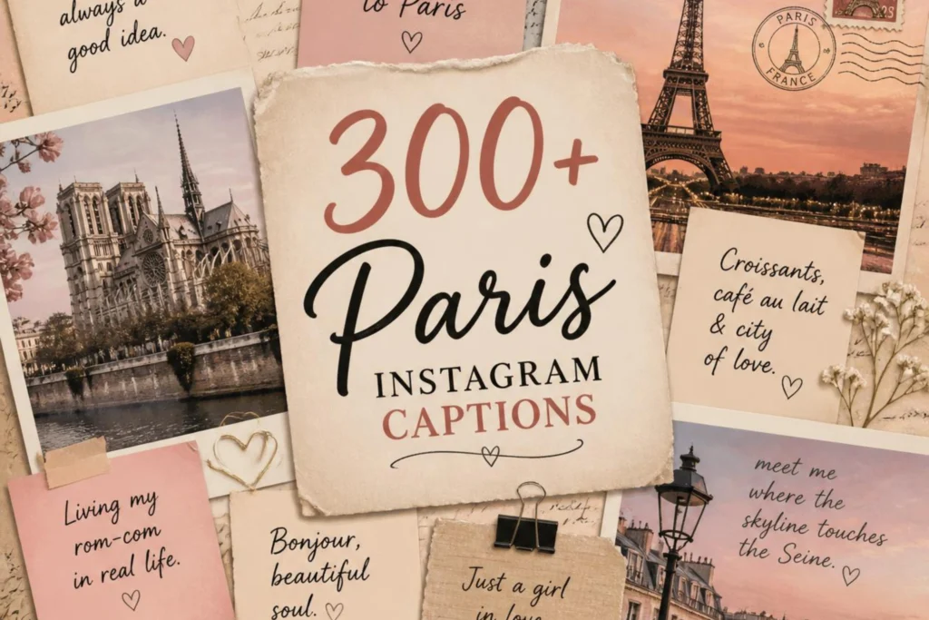 Paris Instagram Captions